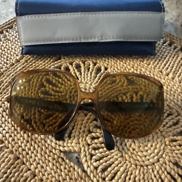 Rare Vintage 80’s Glam  Christian Dior Optyl  Oversized Sunglasses  2320 Y2K - Picture 1 of 6